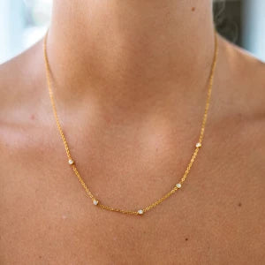Elixr 18K Gold Plated Water Resistant Necklace