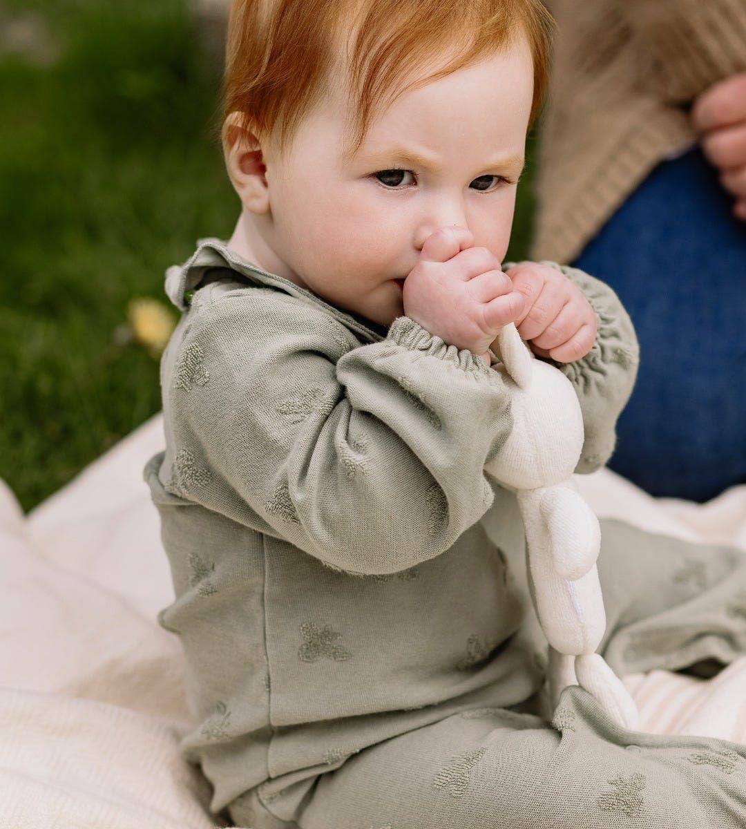 Bunny Plush Baby Rattle: Bunny