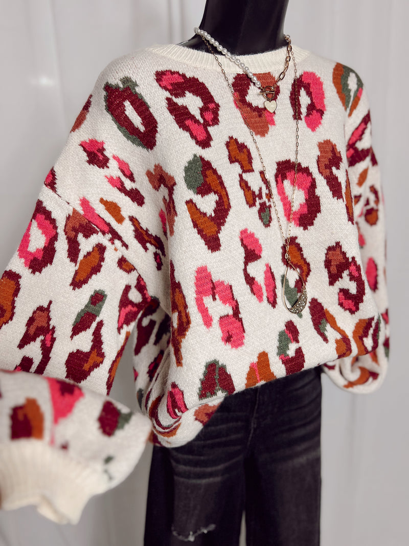 Carly Leopard Sweater