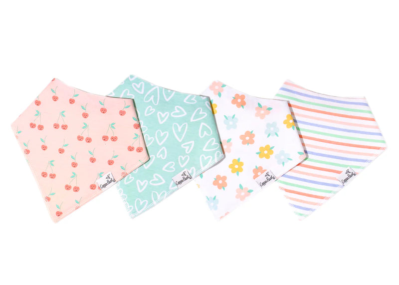 CP Assorted Set of 4 Bandana Bibs - Cheery