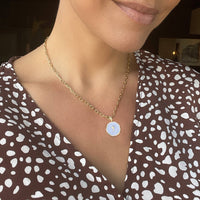 Lenny & Eva | Carded Faith Over Fear Cross Pendant Necklace { Psalm 46:5 }