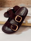 MIA Gen Sandals - Chocolate Suede