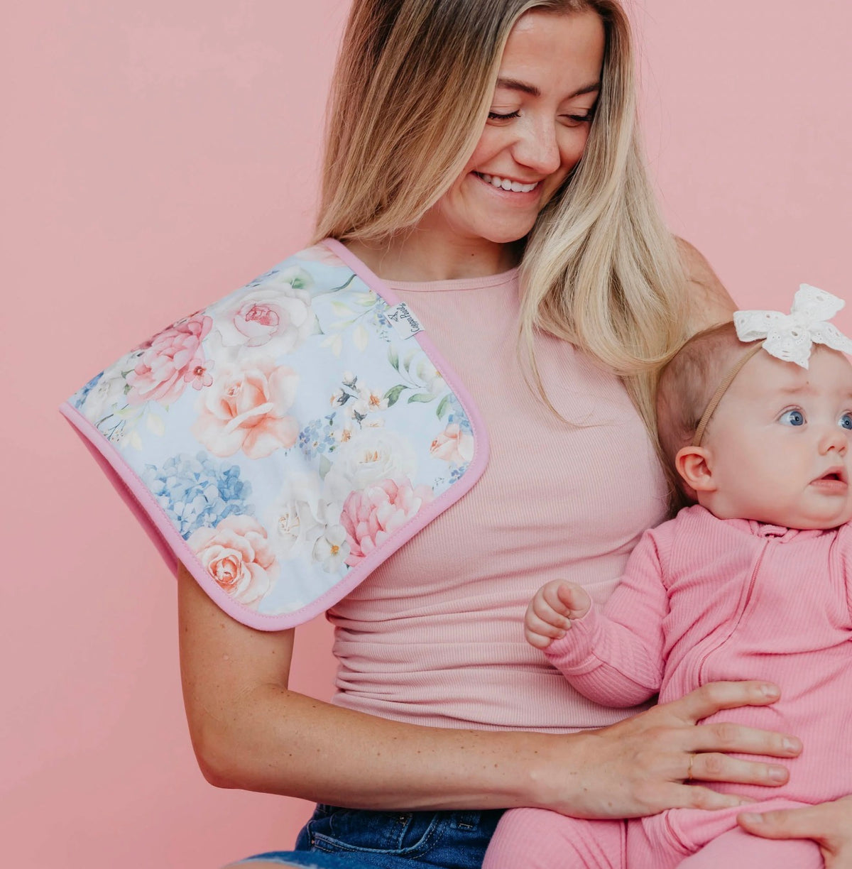 CP Set Of 3 Premium Burp Cloths - Genevieve