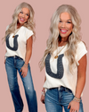Lucky U Knit Sweater Vest / Top