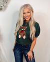 Teddy Tidings Knit Sweater Top