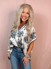 Delicate & Dreamy Floral Chic Blouse