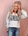 Geared Up For Gameday Puff-Graphic Crewneck