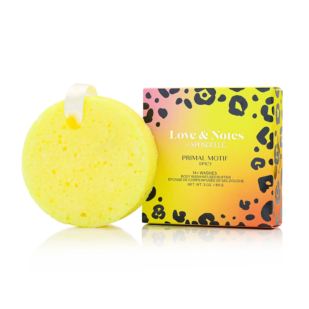 Spongelle Body Buffer - Love & Notes Collection : Primal Motif (14+ Washes)