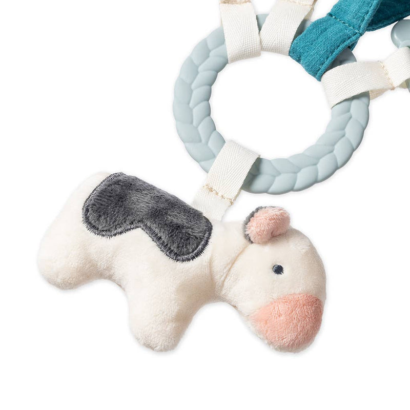 Itzy Ritzy Bitzy Busy Ring™ Teething Activity Toy: Farm