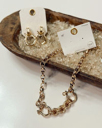 18K Gold Dipped Lucky in Luxe 18" Bit Necklace