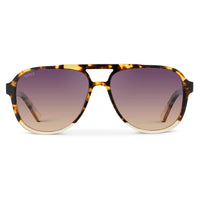 WMP INDIE Polarized Sunglasses | Tortoise Clear + Gradient Sunset Lens