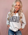 Geared Up For Gameday Puff-Graphic Crewneck
