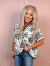 Delicate & Dreamy Floral Chic Blouse