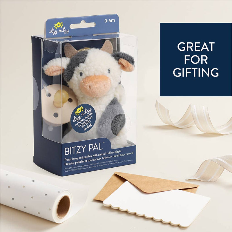 Itzy Ritzy Bitzy Pal Natural Rubber Pacifier & Plush: Bear