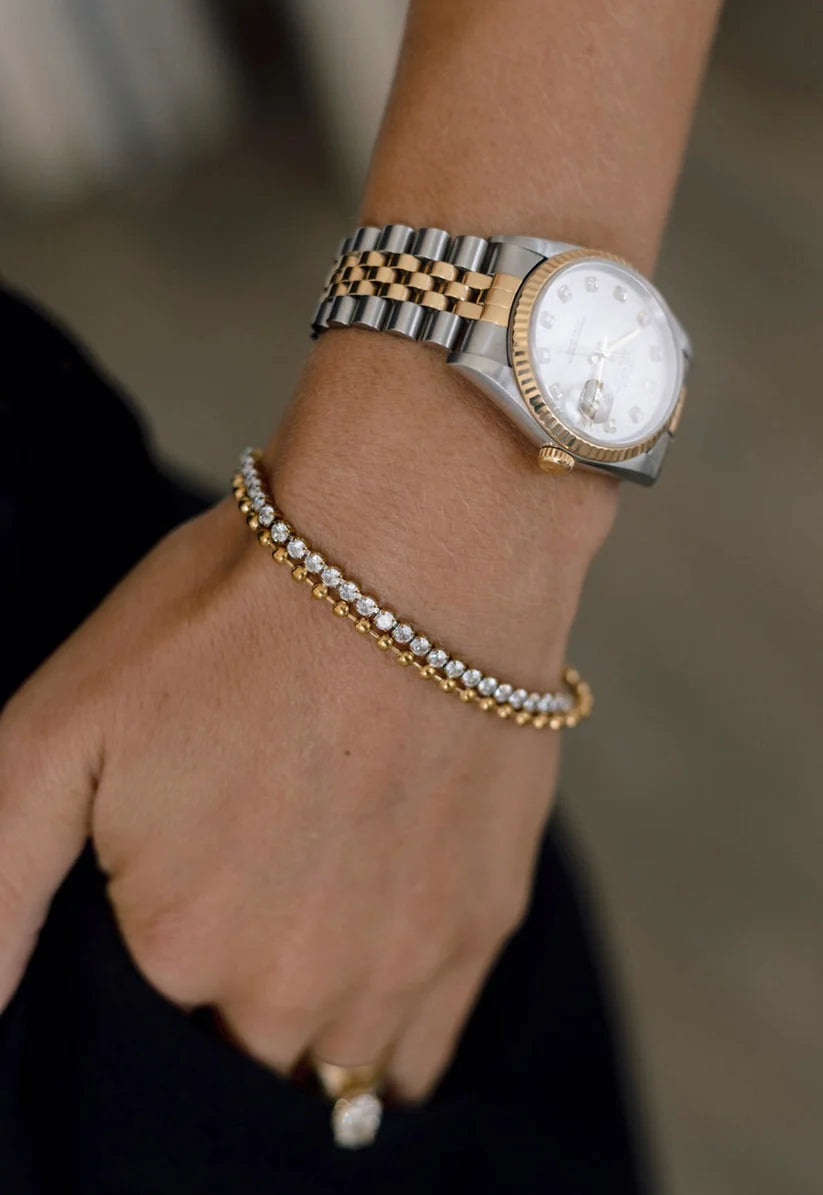 CSP | The Hallie Bracelet : 18K Gold Plated Stainless Steel