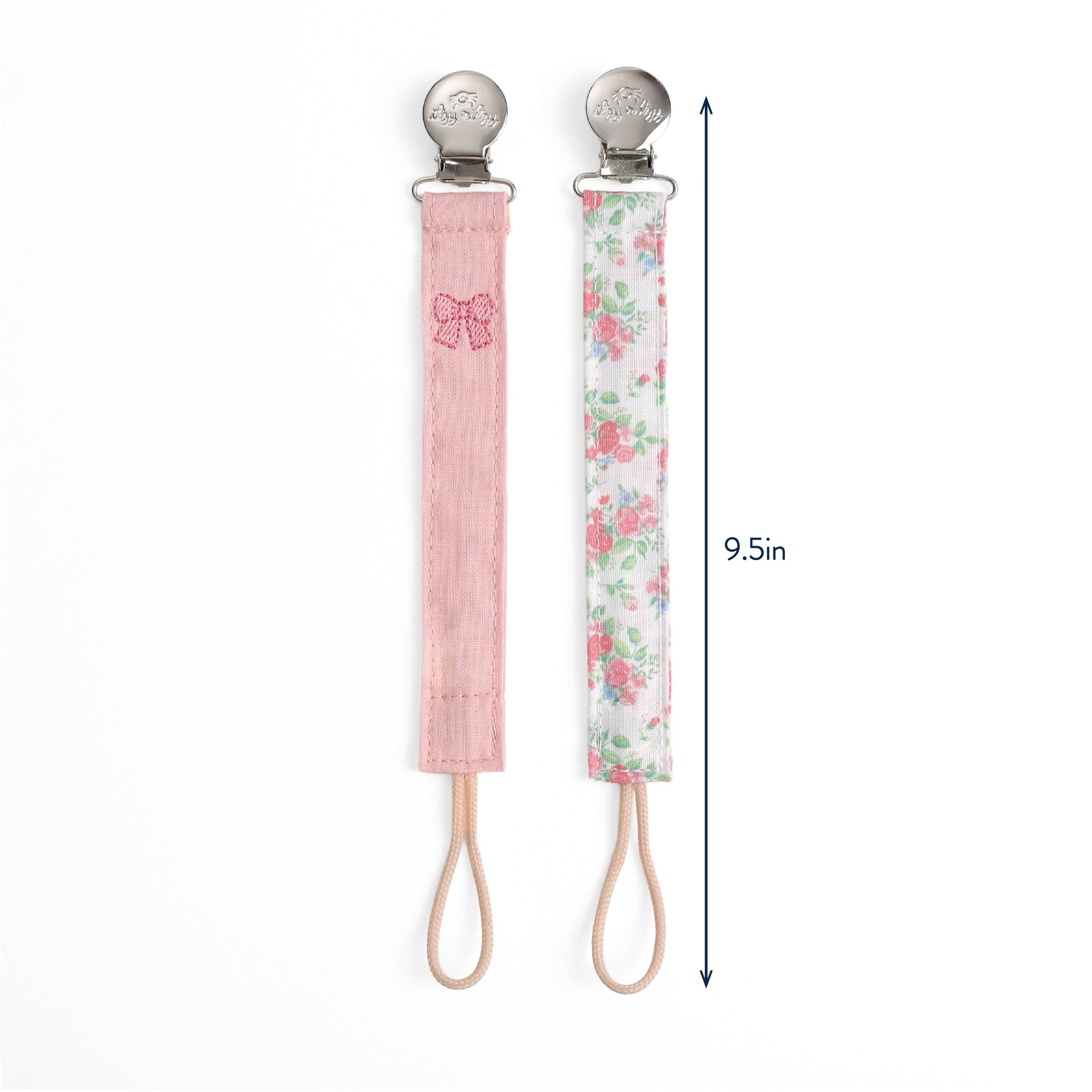Itzy Ritzy Bow Pacifier Clip Set