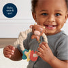 Itzy Ritzy Rattle™ Silicone Teether Rattles: Highland Cow