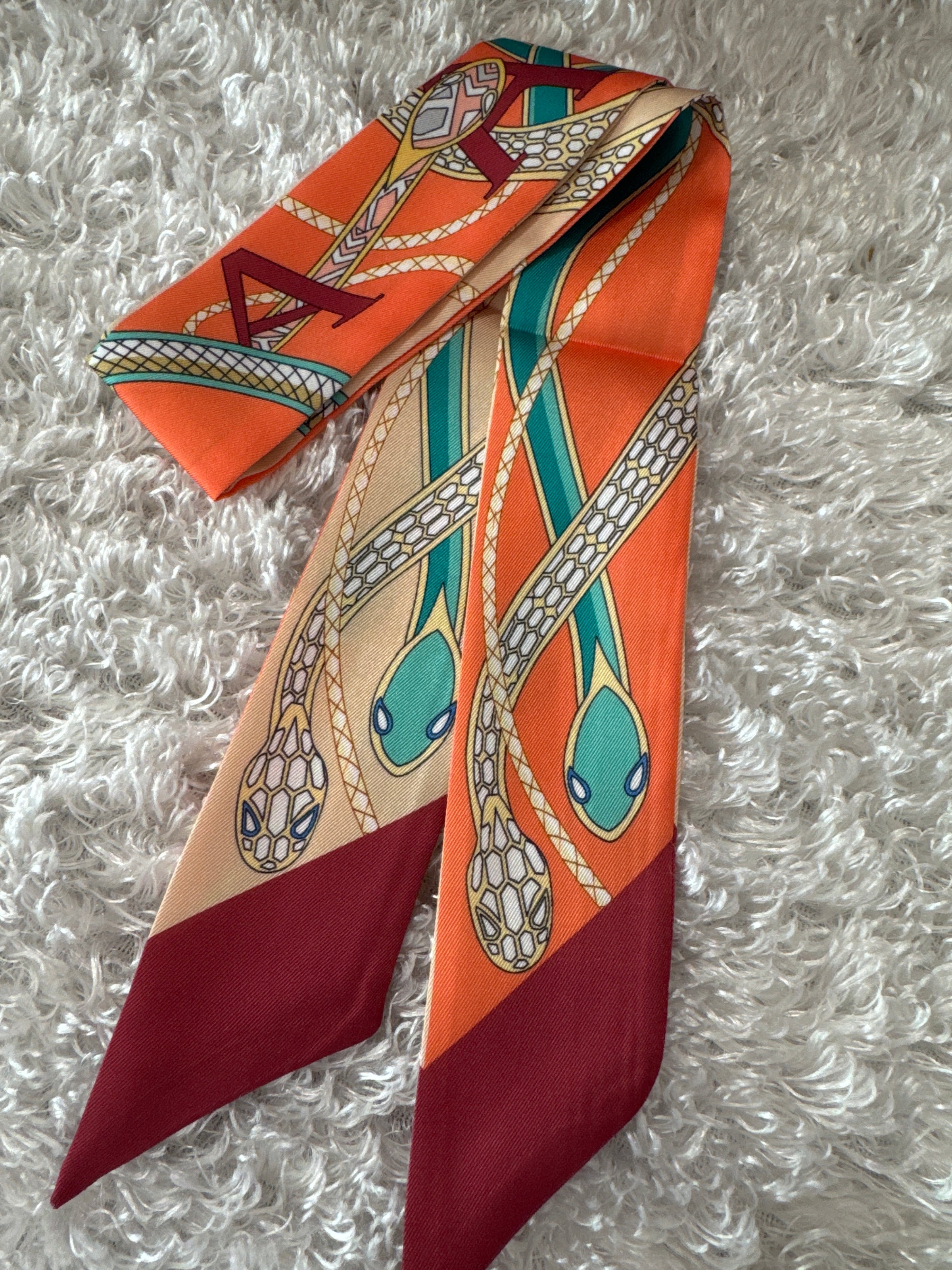 Simply Charming Satin Twilly Scarf