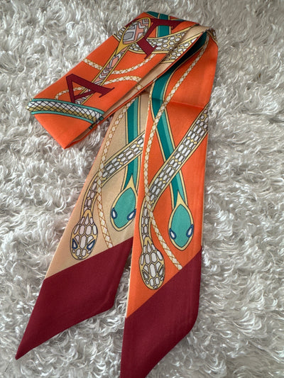 Simply Charming Satin Twilly Scarf