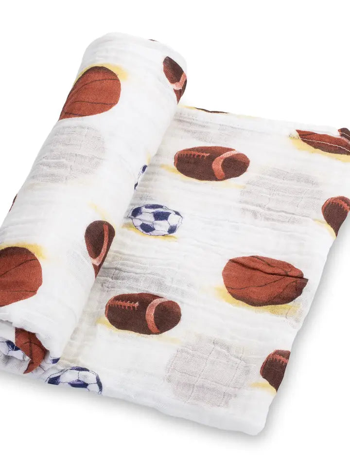 Sports Baby Muslin Cotton Blanket