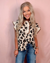 Primal Poise Printed Ruffle Blouse