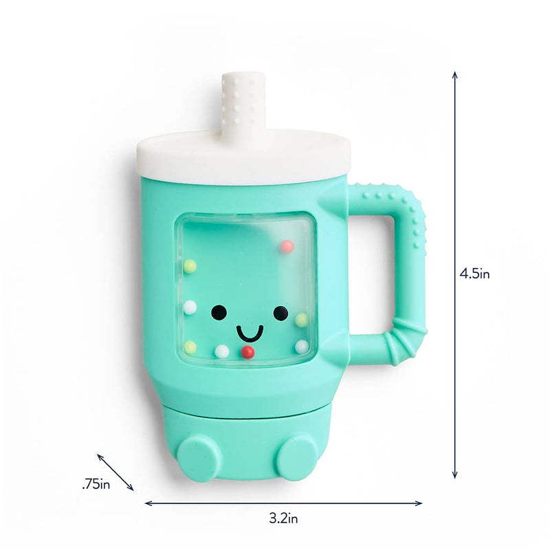Itzy Ritzy Sweetie Shake Plus - Teething + Rattle Toy: Tumbler