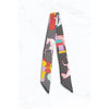 Pop Of Color Polka Dot Equestrian Satin Scarf / Twilly
