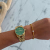 The Elizabeth Pearl + Gold Beaded Water Resistant Bracelet