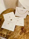 Assorted 14K Gold Dipped Dainty Necklaces