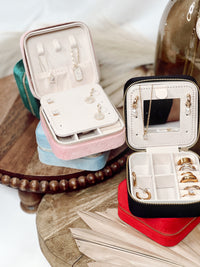 Pure Charm Velvet Jewelry Box