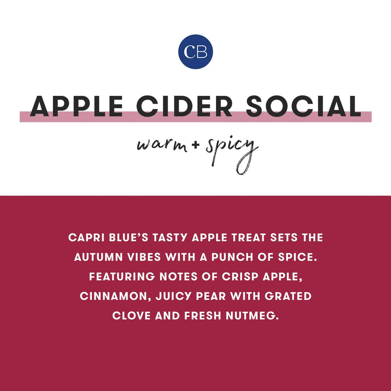 Capri Blue Apple Cider Social Glimmer Petite Jar