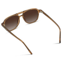 WMP Eyewear Hayden Polarized Sunglasses - Crystal Copper / Brown Gradient Lens
