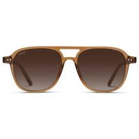 WMP Eyewear Hayden Polarized Sunglasses - Crystal Copper / Brown Gradient Lens