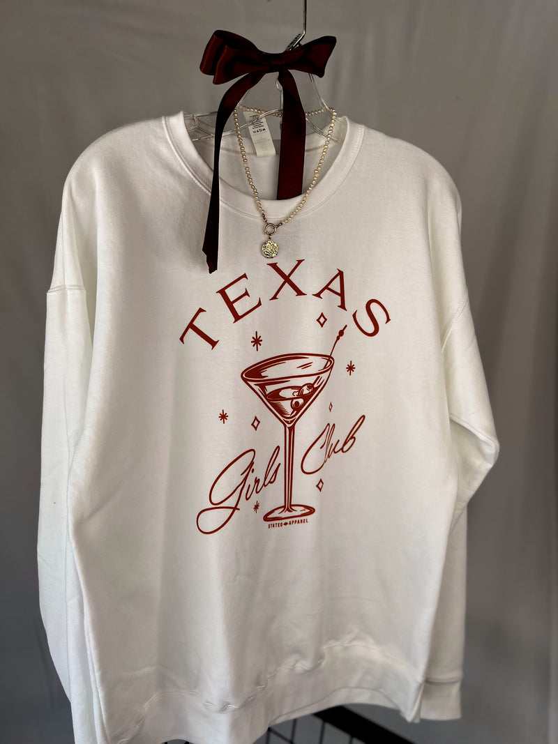 Texas Martini Girls Club Pullover