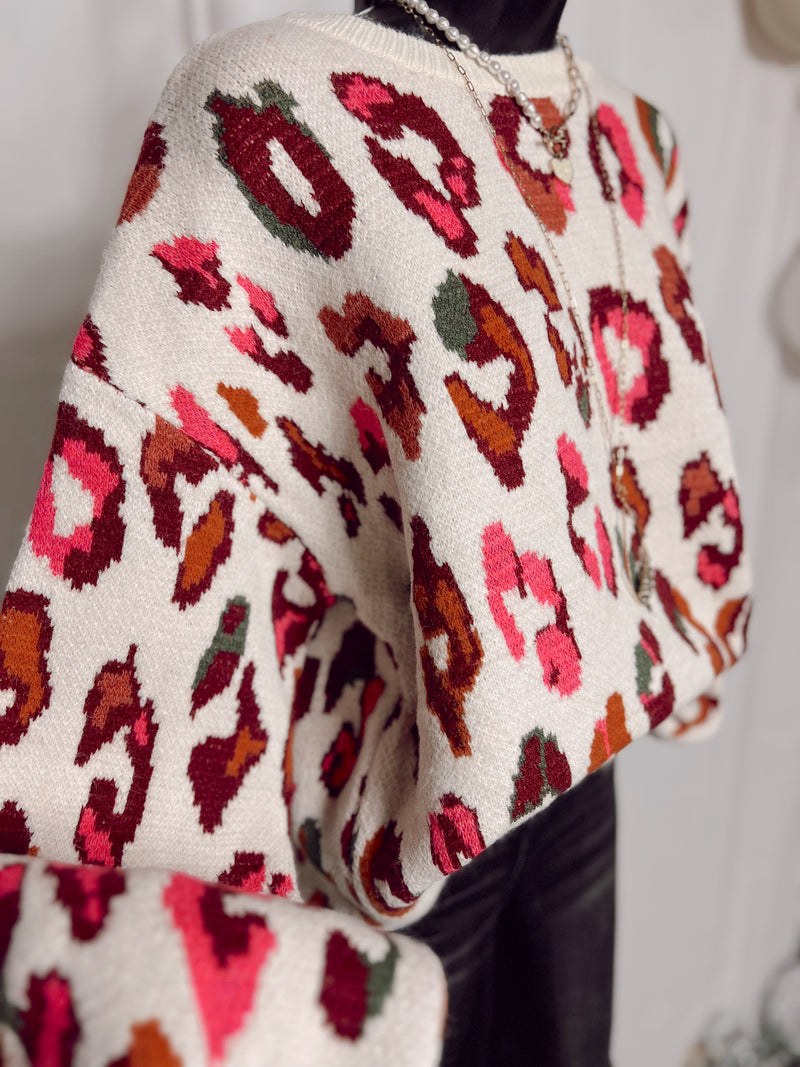 Carly Leopard Sweater