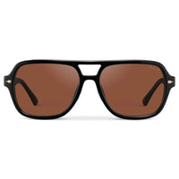 WMP 1082 Polarized RALLY Sunglasses | Black Frame + Tinted Red Lens {Court Collection}