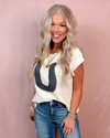Lucky U Knit Sweater Vest / Top
