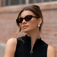 WMP ASTRA Sunglasses | Brown Tortoise + Dark Brown Lens