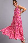 Whimsical Printed Tiered Maxi Dress