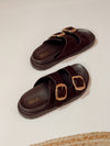 MIA Gen Sandals - Chocolate Suede