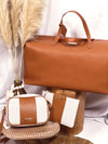 Holdall Weekender Duffle- Cognac