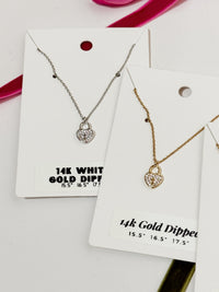 Assorted 14K Gold Dipped Dainty Necklaces