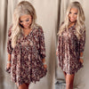 Felicity Fall Florals Babydoll Dress