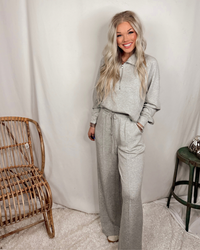 Made Easy Drawstring Pintuck Wide Leg Pants