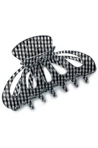 Gingham Claw Clips