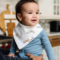 Copper Pearl Pack of 4 Baby Bandana Bib Set - Ryder