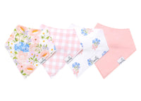 Copper Pearl Pack of 4 Baby Bandana Bib Set - Penelope