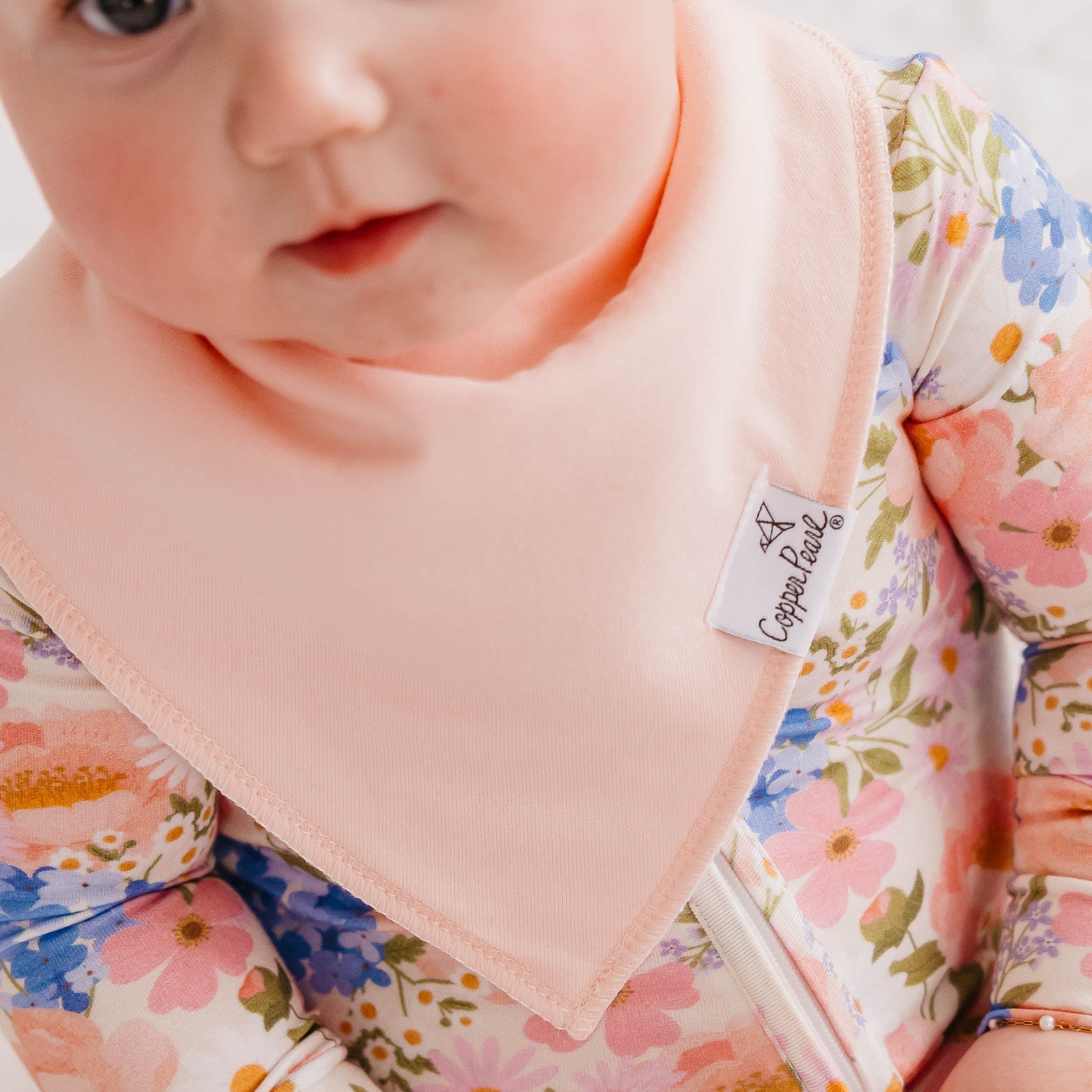 Copper Pearl Pack of 4 Baby Bandana Bib Set - Penelope