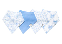 Copper Pearl Pack of 4 Baby Bandana Bib Set - Vintage Carnival