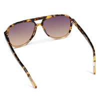 WMP INDIE Polarized Sunglasses | Tortoise Clear + Gradient Sunset Lens